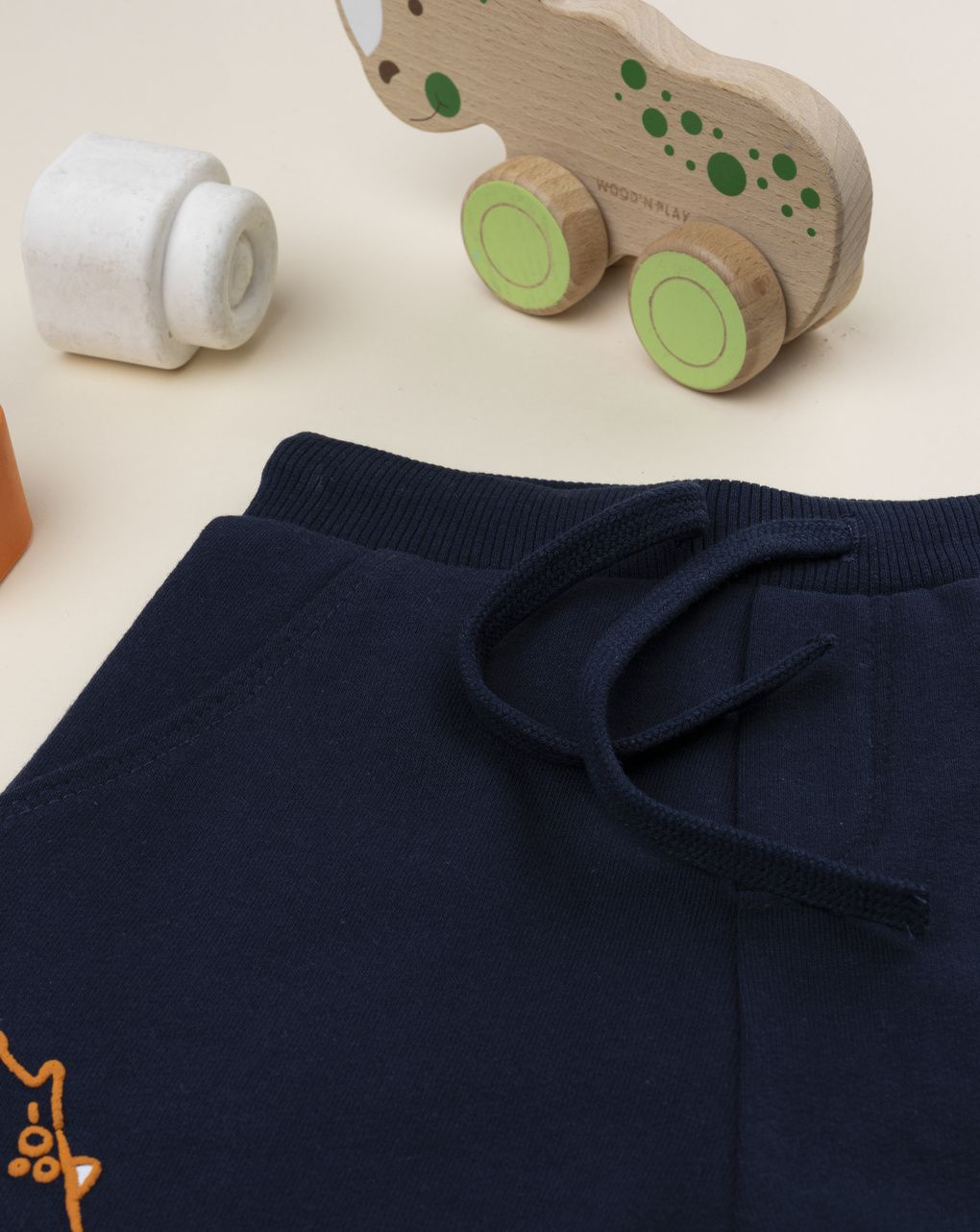 βρεφικό παντελόνι φόρμας μπλε dino για αγόρι - Prénatal