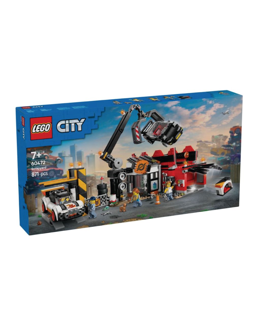 Lego city scrapyard with cars 60472