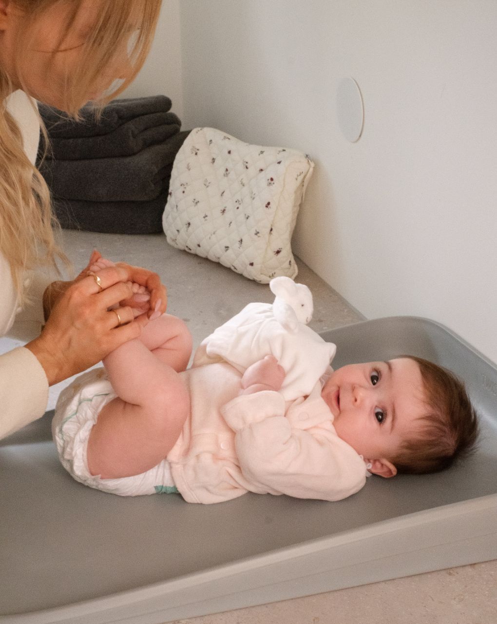 Twistshake βρεφική αλλαξιέρα αφρού faded beige 32-08-79160 - Twistshake