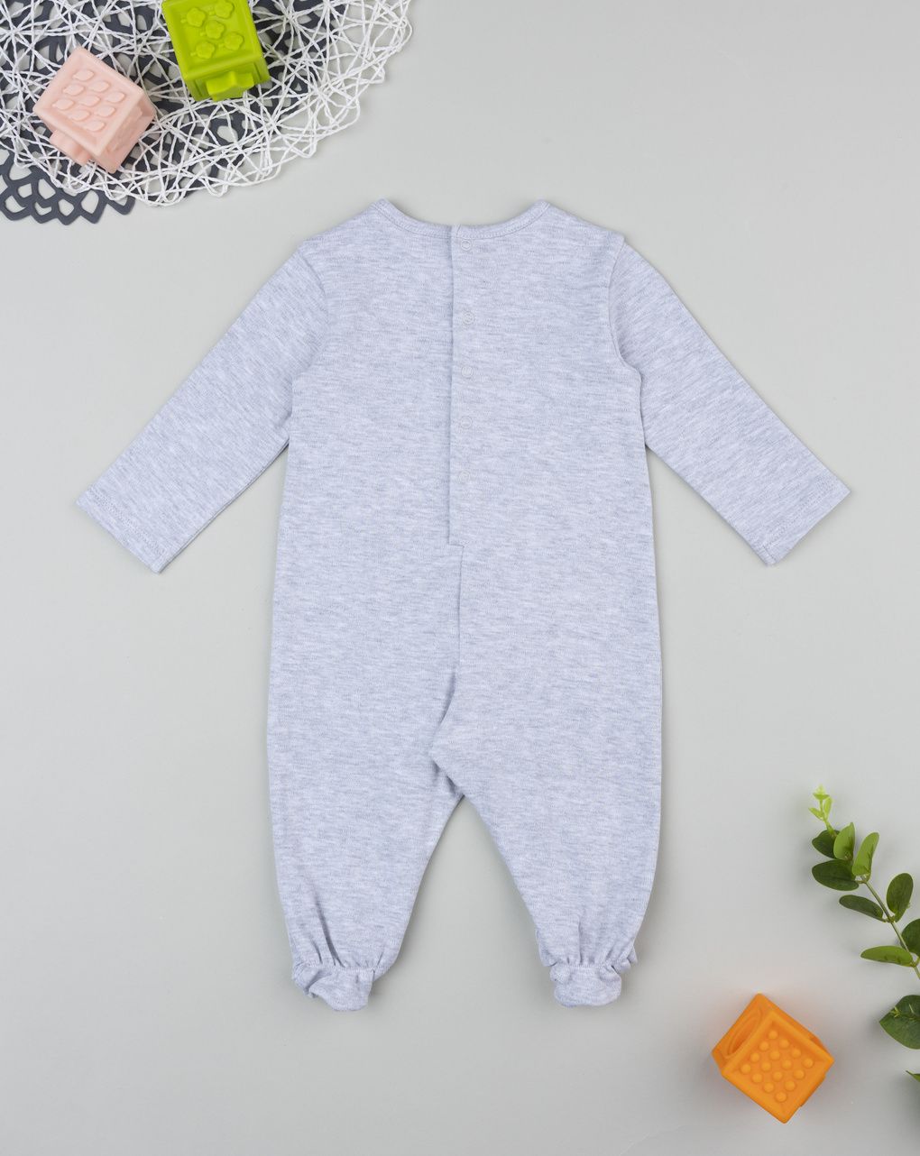 βρεφικό φορμάκι γκρι i love my dad unisex - Prénatal