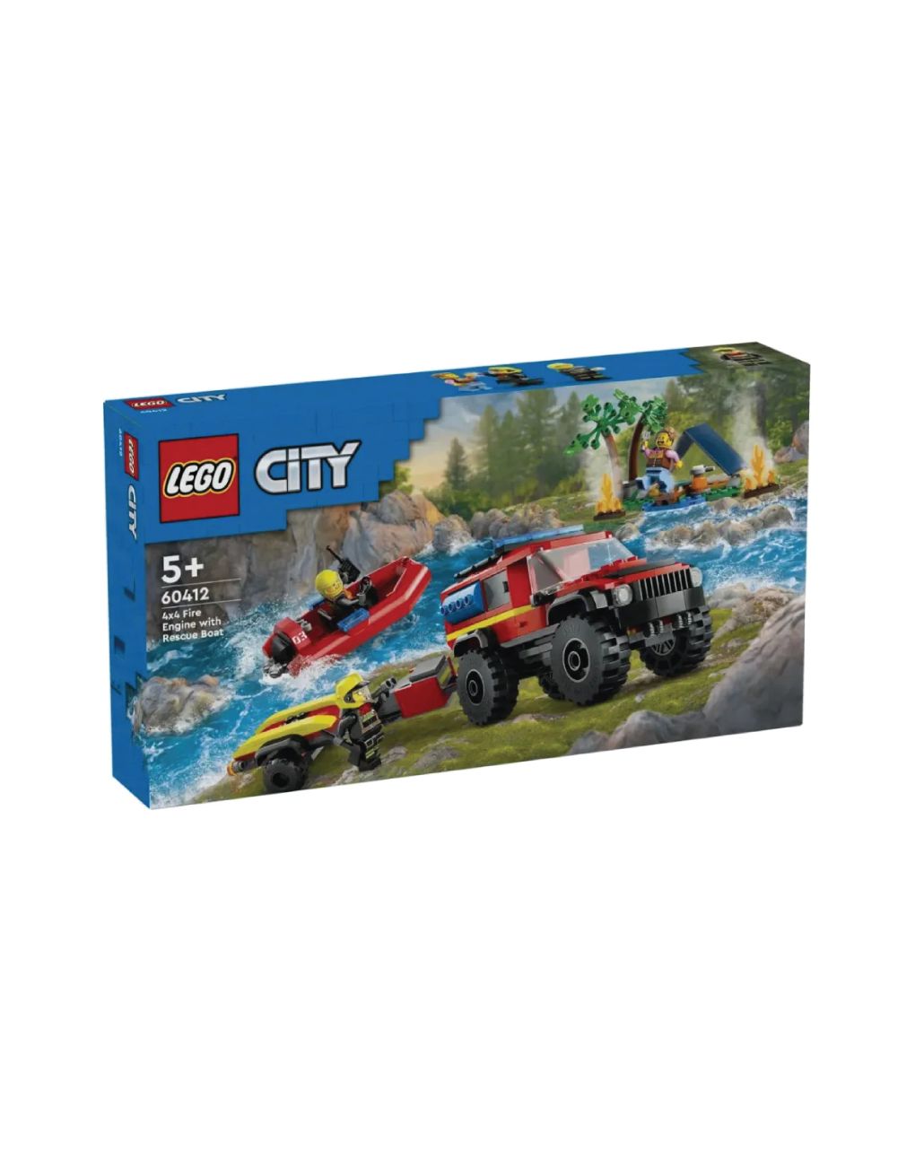 Lego city 4x4 fire truck with rescue boat 60412 - LEGO, LEGO City