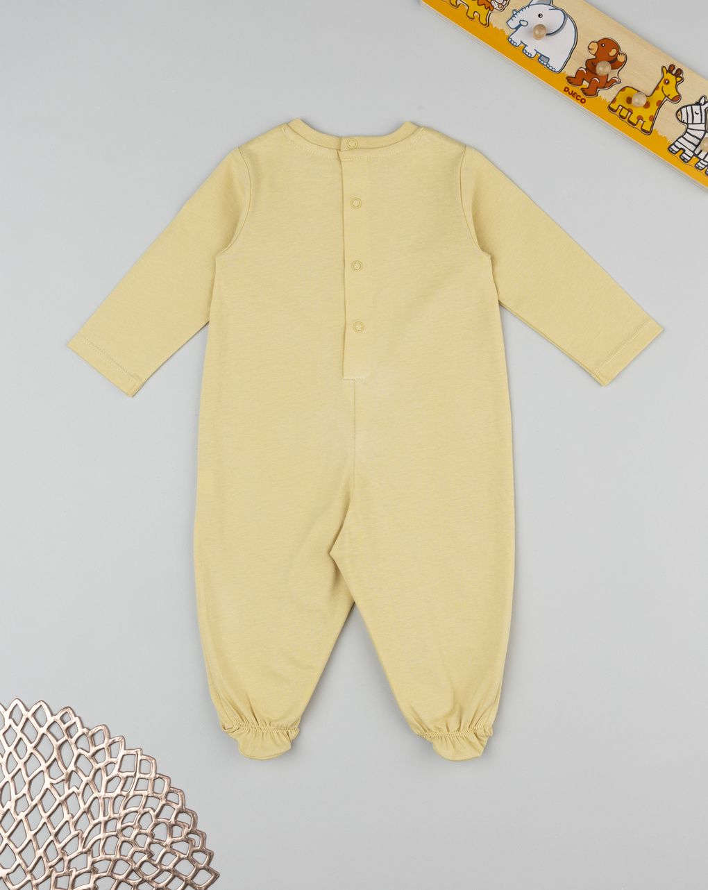 βρεφικό φορμάκι κίτρινο lion king για αγόρι - Prénatal