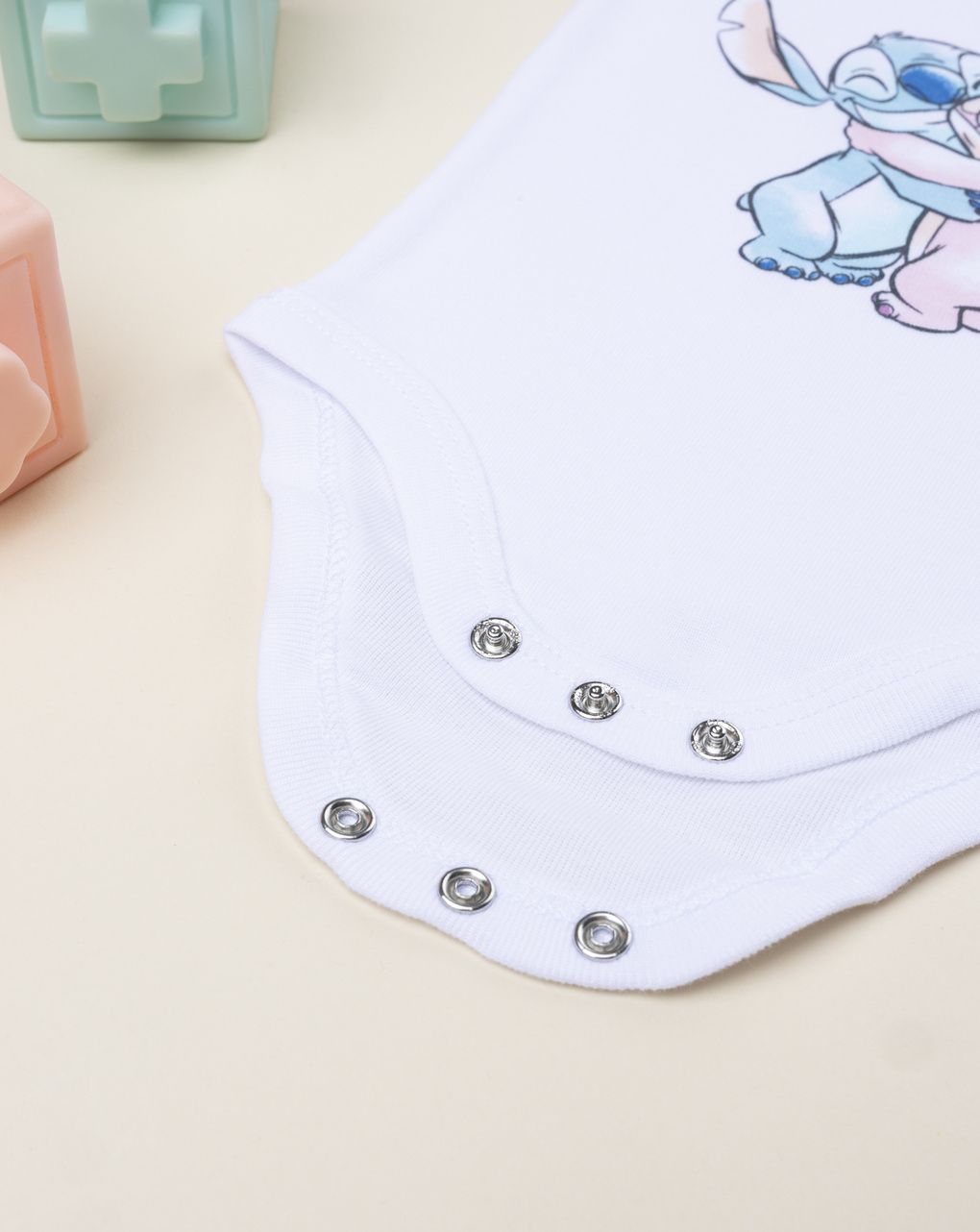 βρεφικό κορμάκι λευκό lilo & stitch για κορίτσι - Prénatal