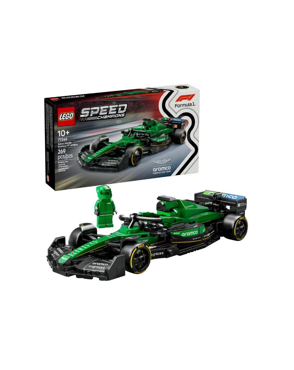 Lego speed champions aston martin aramco f1 amr24 race car 77245 - LEGO, LEGO F1®, LEGO Speed Champions
