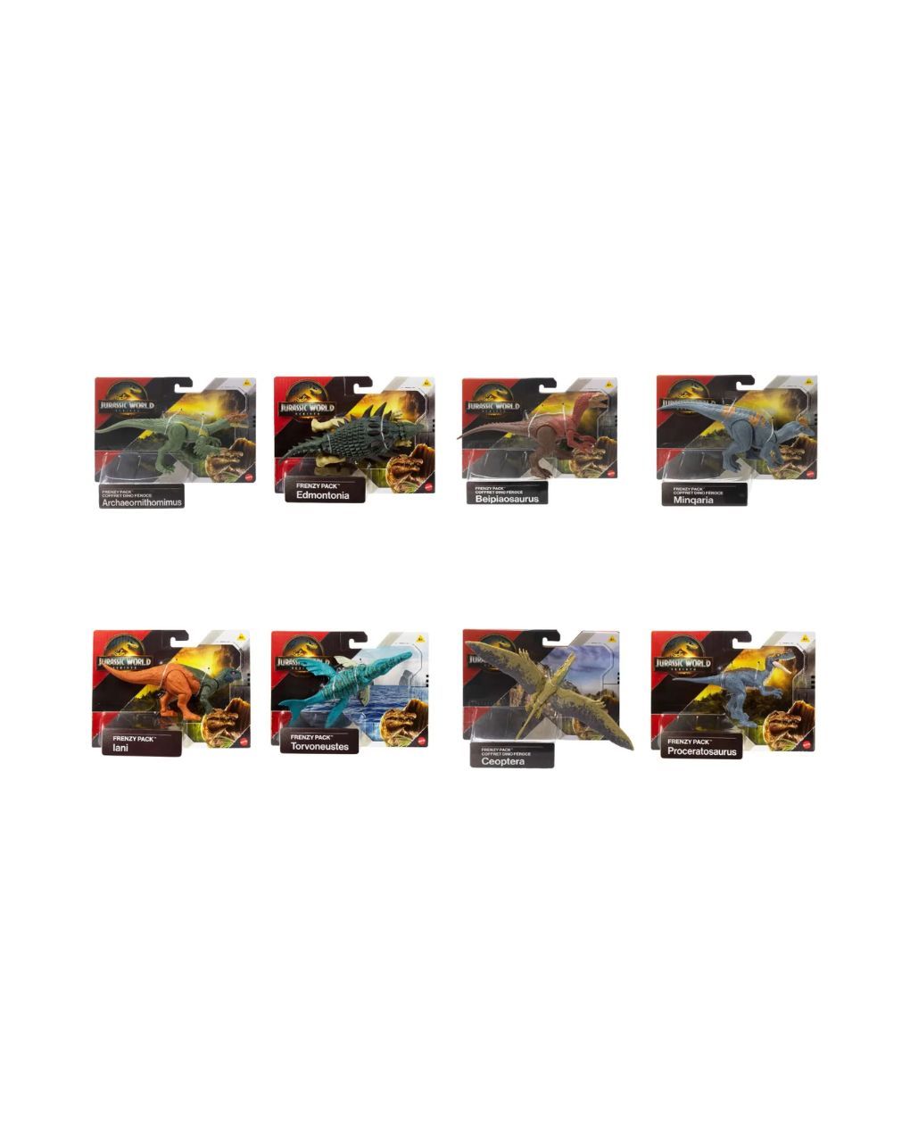 Jurassic world rebirth φιγούρες δεινοσαύρων jgb72 (8 σχέδια)