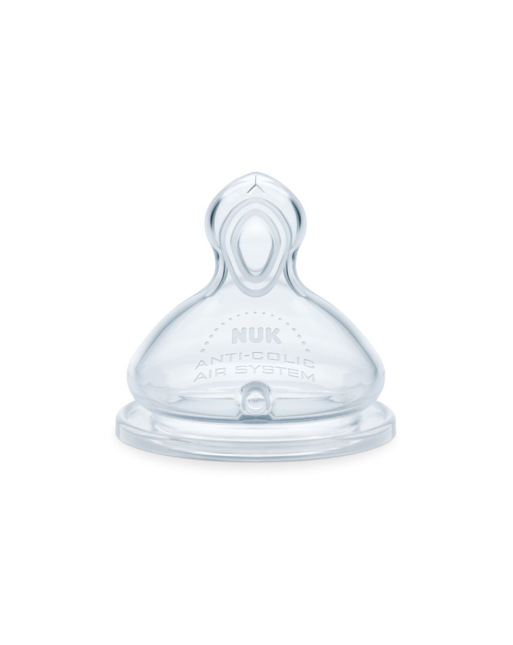 Nuk θηλή σιλικόνης first choice 2τμχ μέγεθος flowcontrol 6m+ - Nuk
