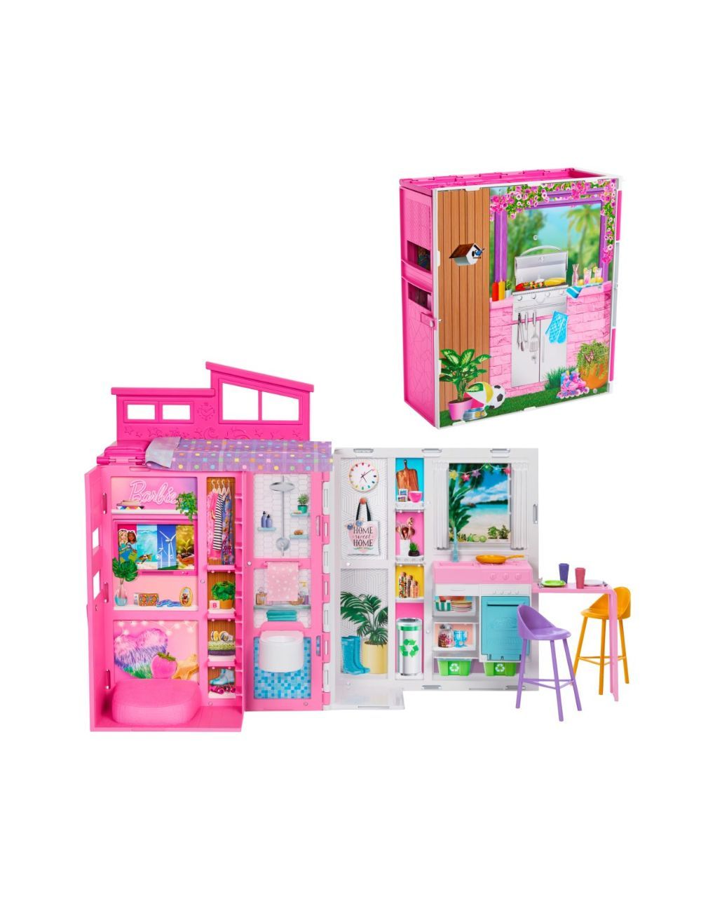 Barbie σπιτάκι-βαλιτσάκι hrj76 - BARBIE