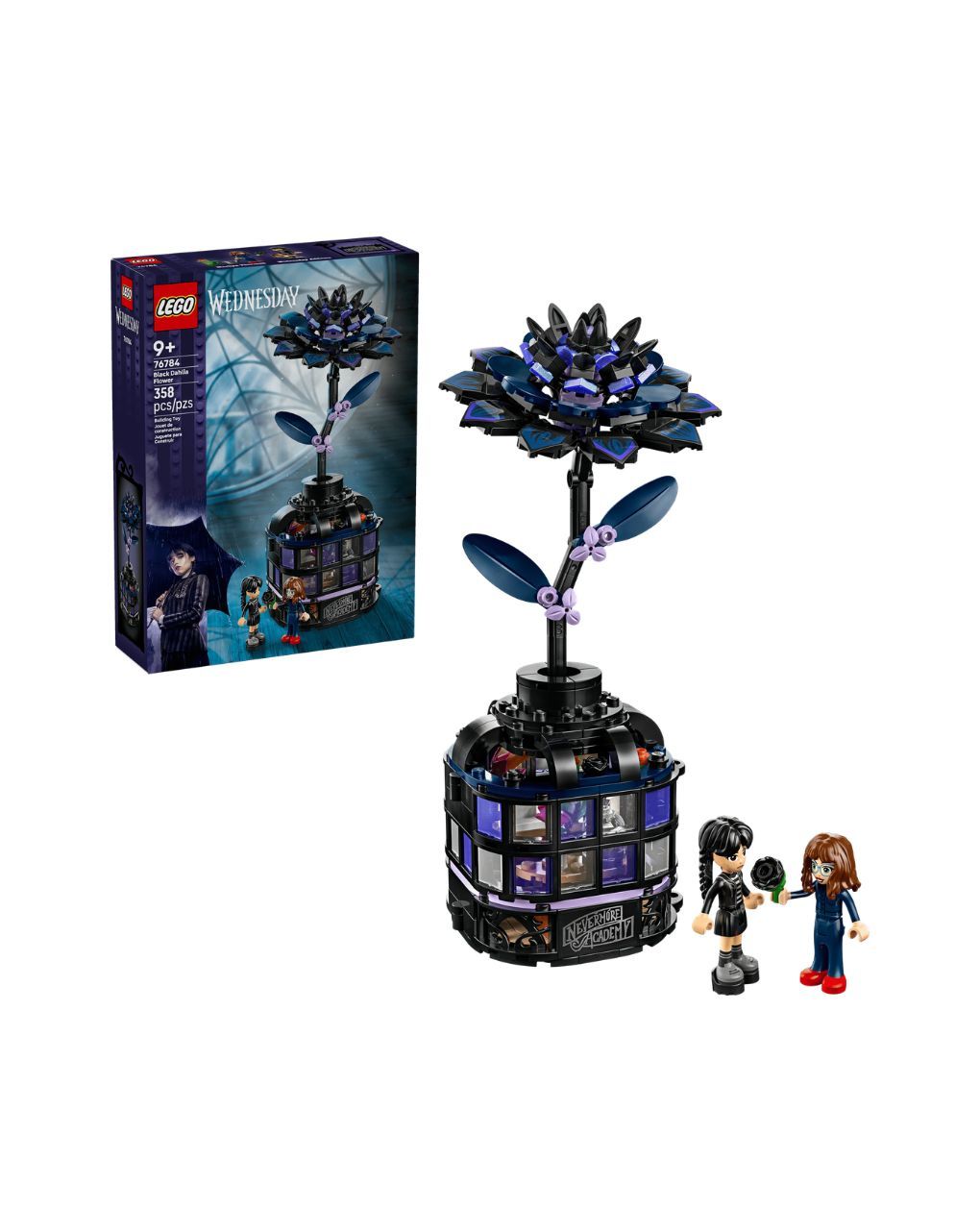 Lego wednesday black dahlia flower 76784 - LEGO, LEGO Wednesday