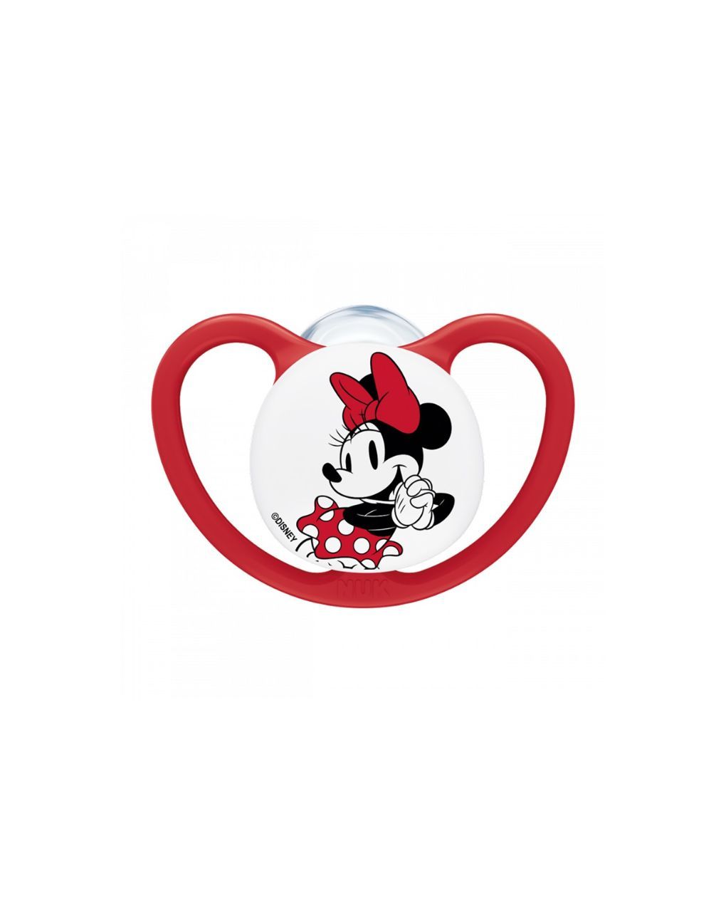 Nuk πιπίλα σιλικόνης perfect match air minnie 0-6m red