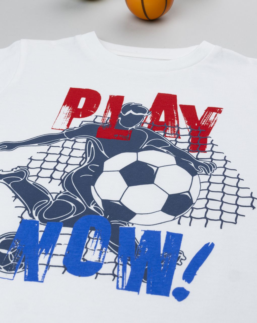 παιδική μπλούζα λευκή play now για αγόρι - Prénatal