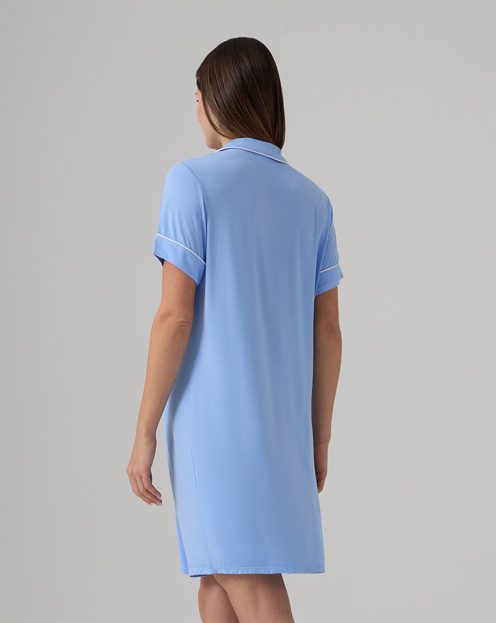 γυναικείο νυχτικό εγκυμοσύνης/θηλασμού γαλάζιο - Prénatal