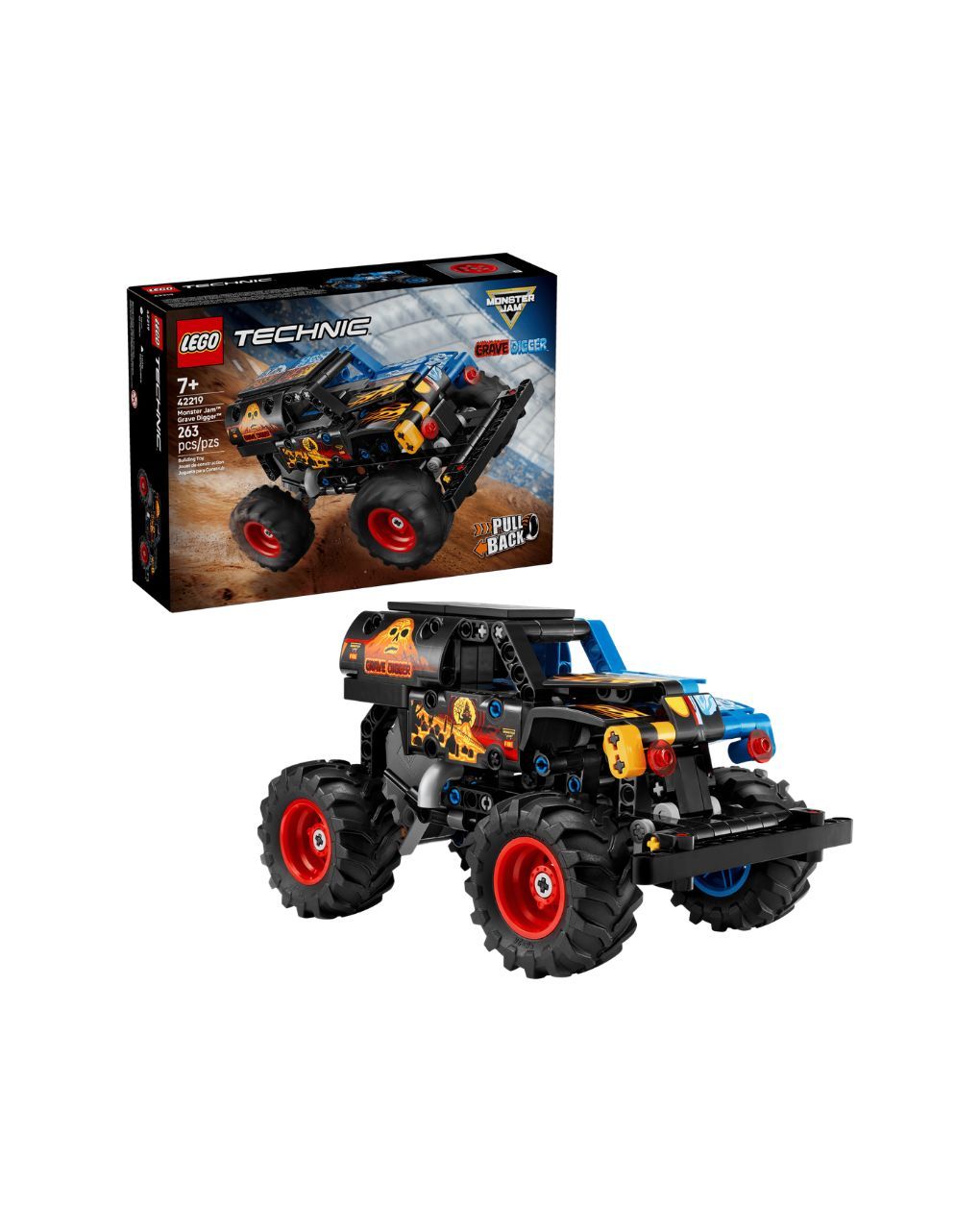 Lego technic monster jam grave digger fire and ice 42219 - LEGO, LEGO Technic