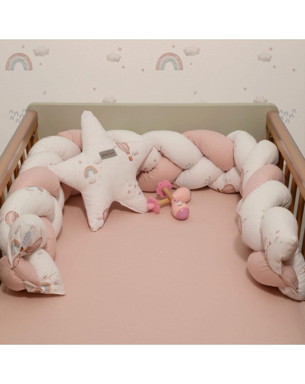 Baby oliver πάντα πλεξούδα τριπλή 20x200cm σχέδιο 422 46-6713/422 - BABY OLIVER