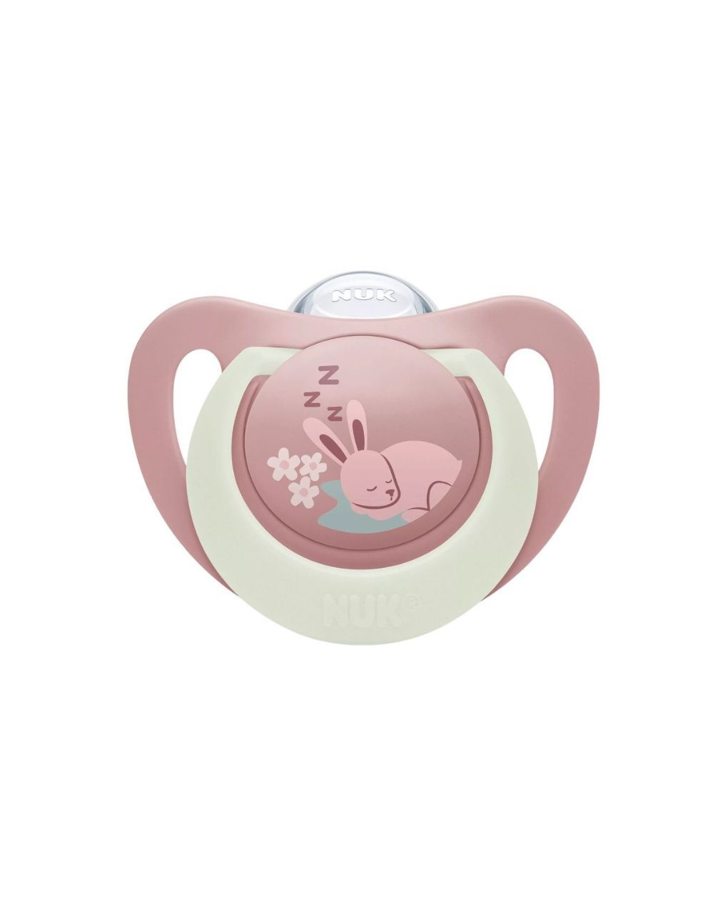 Nuk πιπίλα σιλικόνης first choice night 6-18m rabbit - Nuk