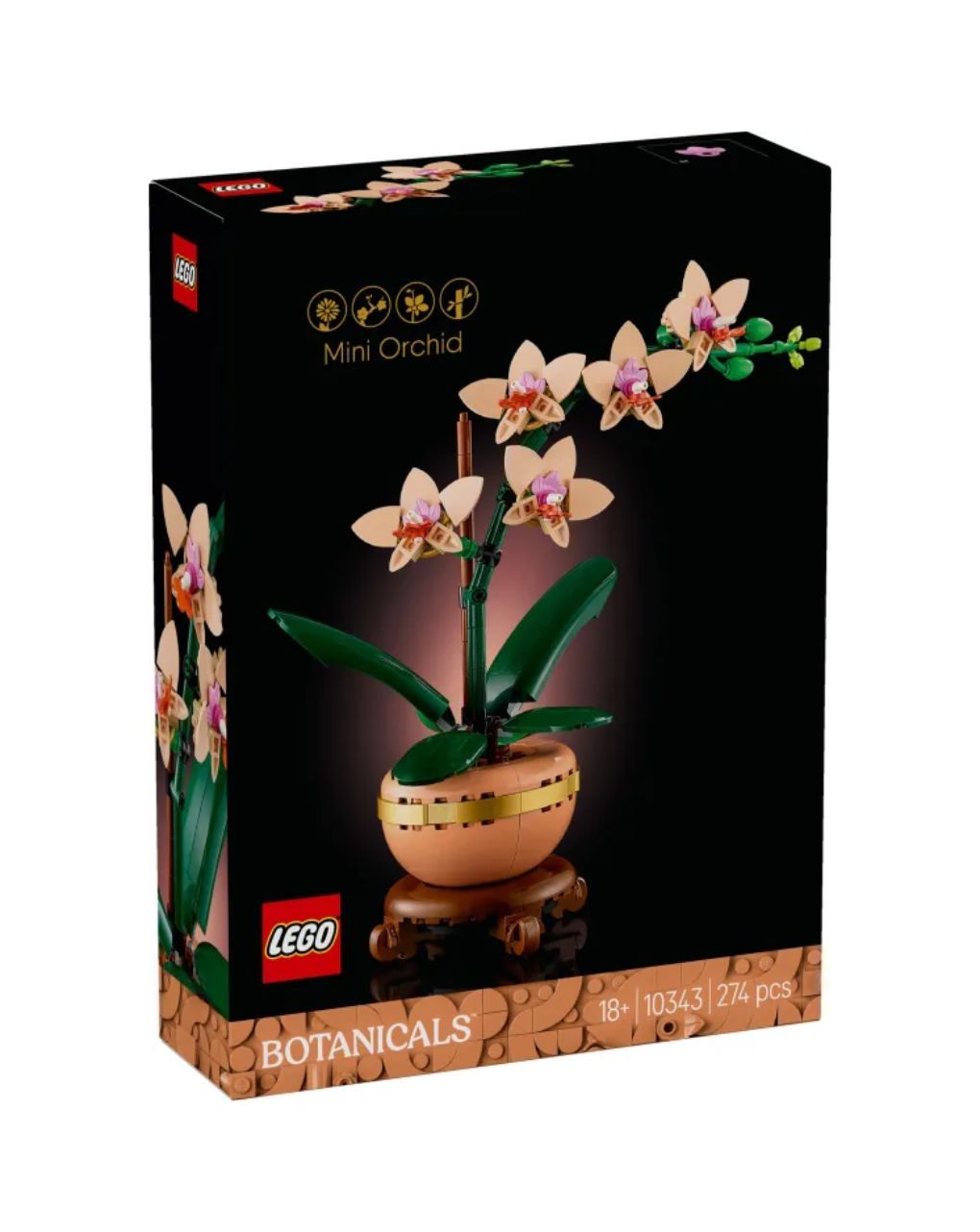 Lego botanical mini orchid 10343