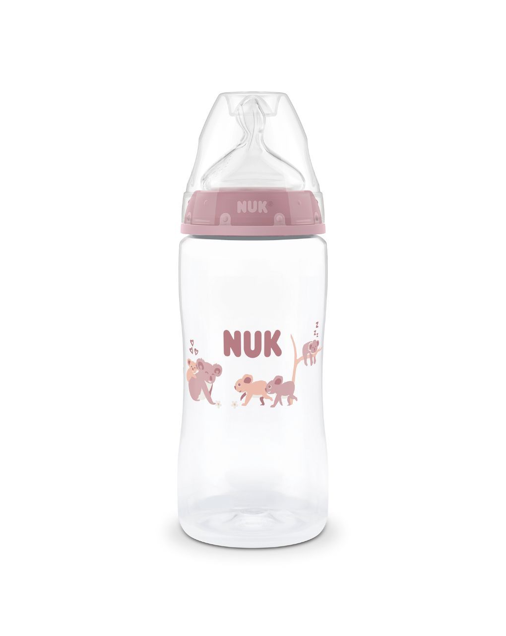 Nuk πλαστικό μπιμπερό με θηλή σιλικόνης first choice temperature control 3m+ 300ml koala - Nuk