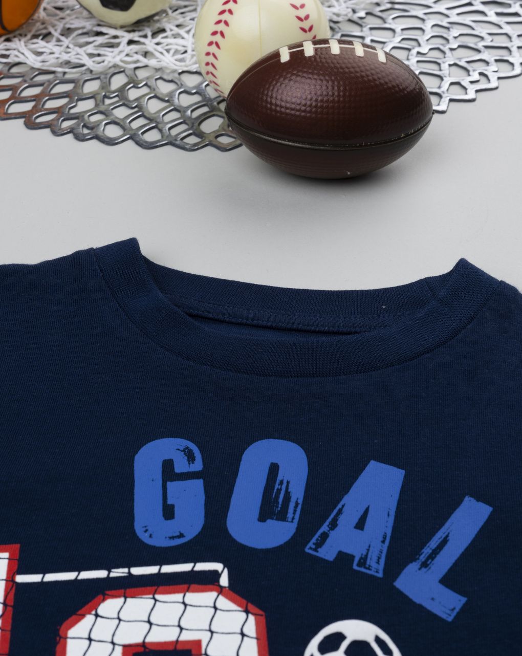 παιδική μπλούζα μπλε soccer club για αγόρι - Prénatal
