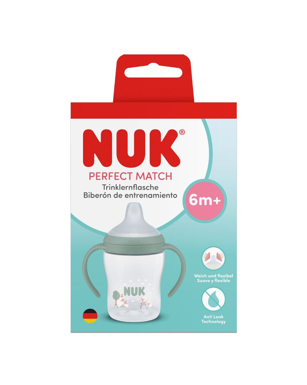Nuk εκπαιδευτικό ποτηράκι perfect match 6m+ 150ml sheep - Nuk