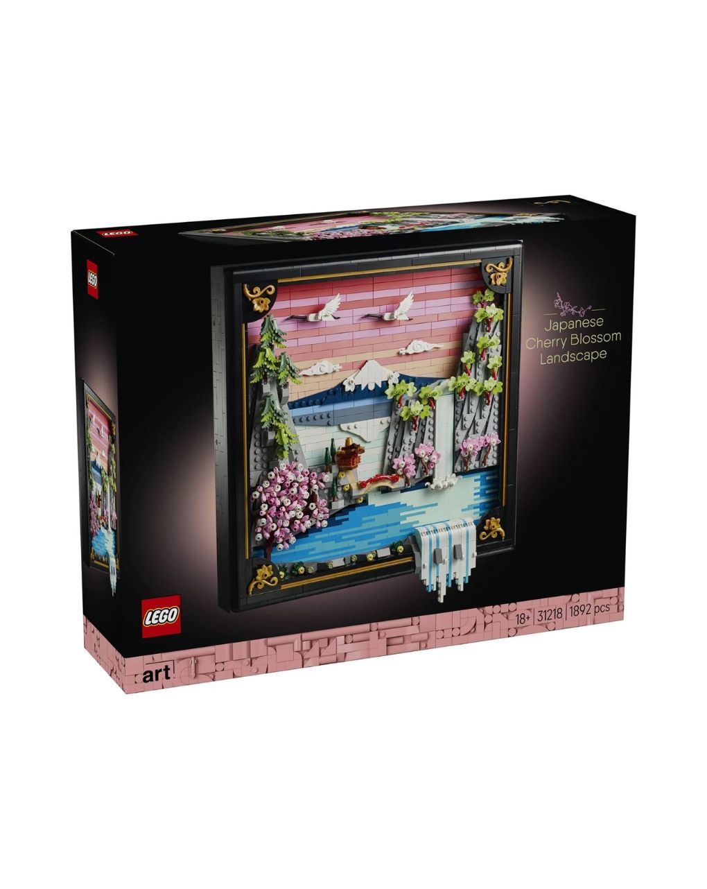 Lego art japanese cherry blossom landscape 31218