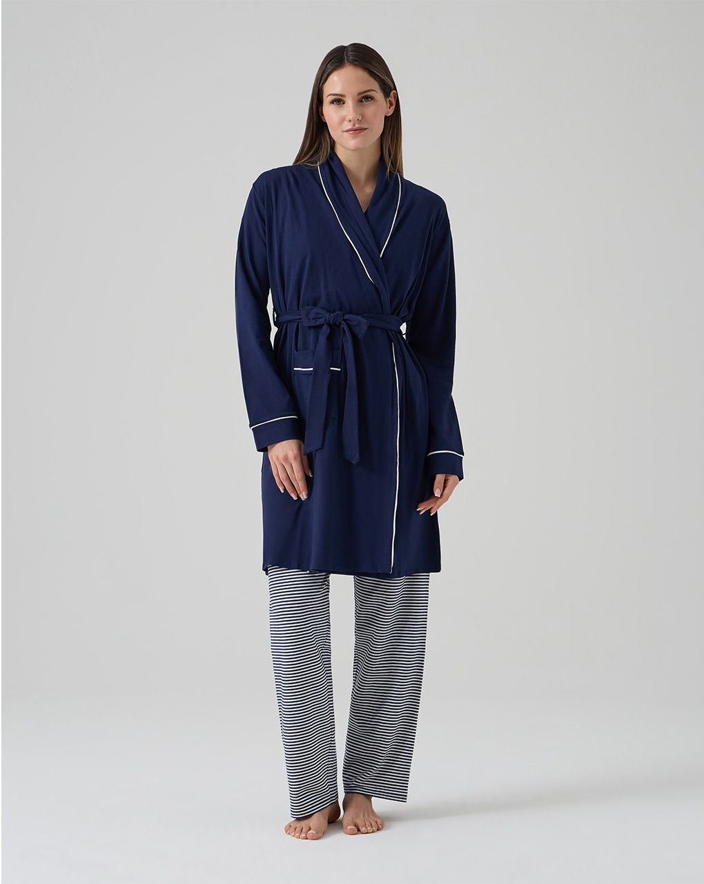 γυναικεία ρόμπα εγκυμοσύνης/θηλασμόυ μπλε