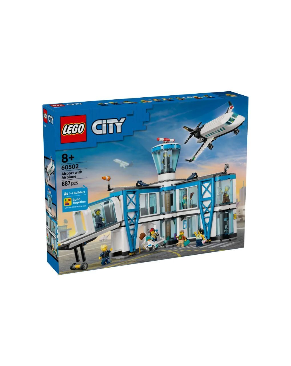 Lego city airport with airplane 60502