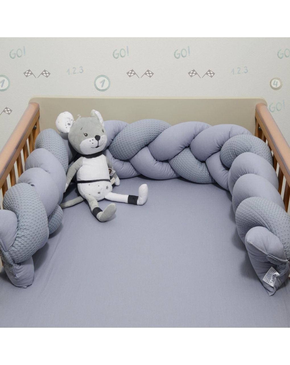 Baby oliver πάντα πλεξούδα τριπλή 20x200cm σχέδιο 451 46-6713/451 - Baby Oliver