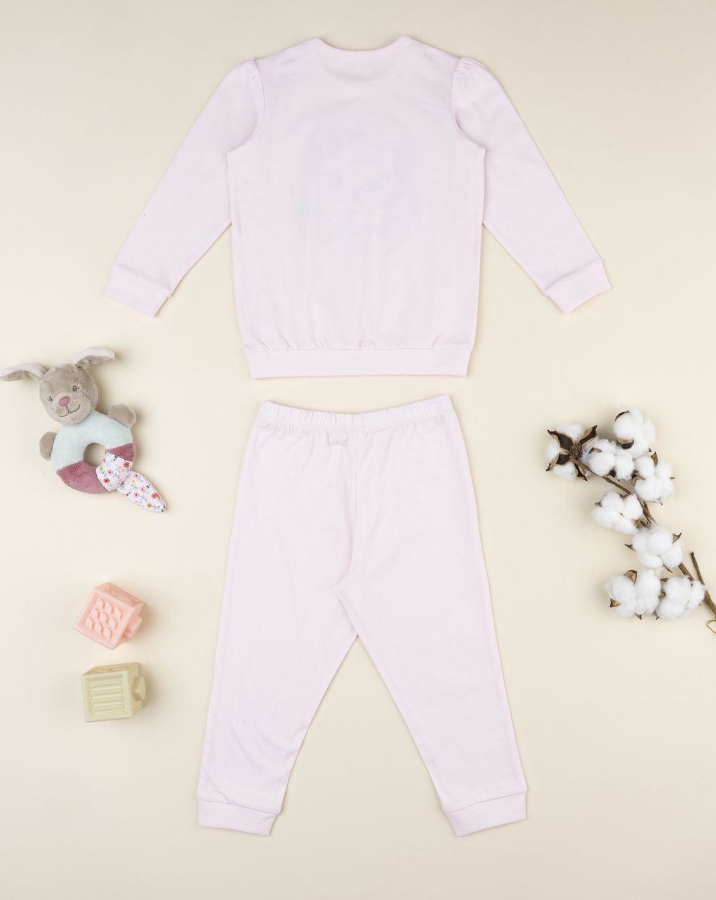 βρεφική πιτζάμα ροζ marie για κορίτσι - Prénatal
