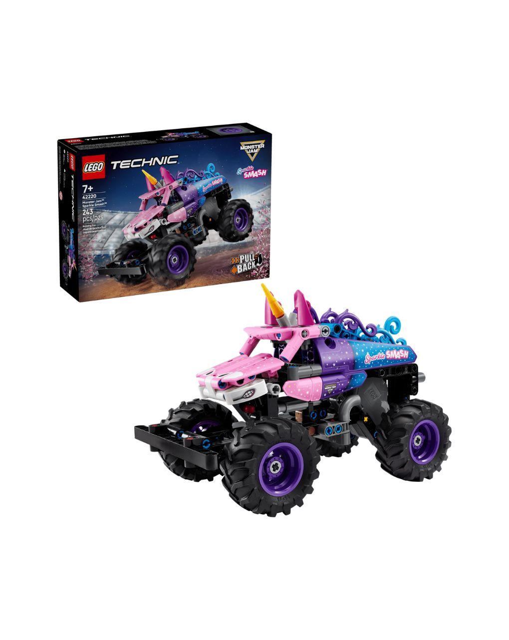Lego technic monster jam sparkle smash pull-back 42220 - LEGO, LEGO Technic