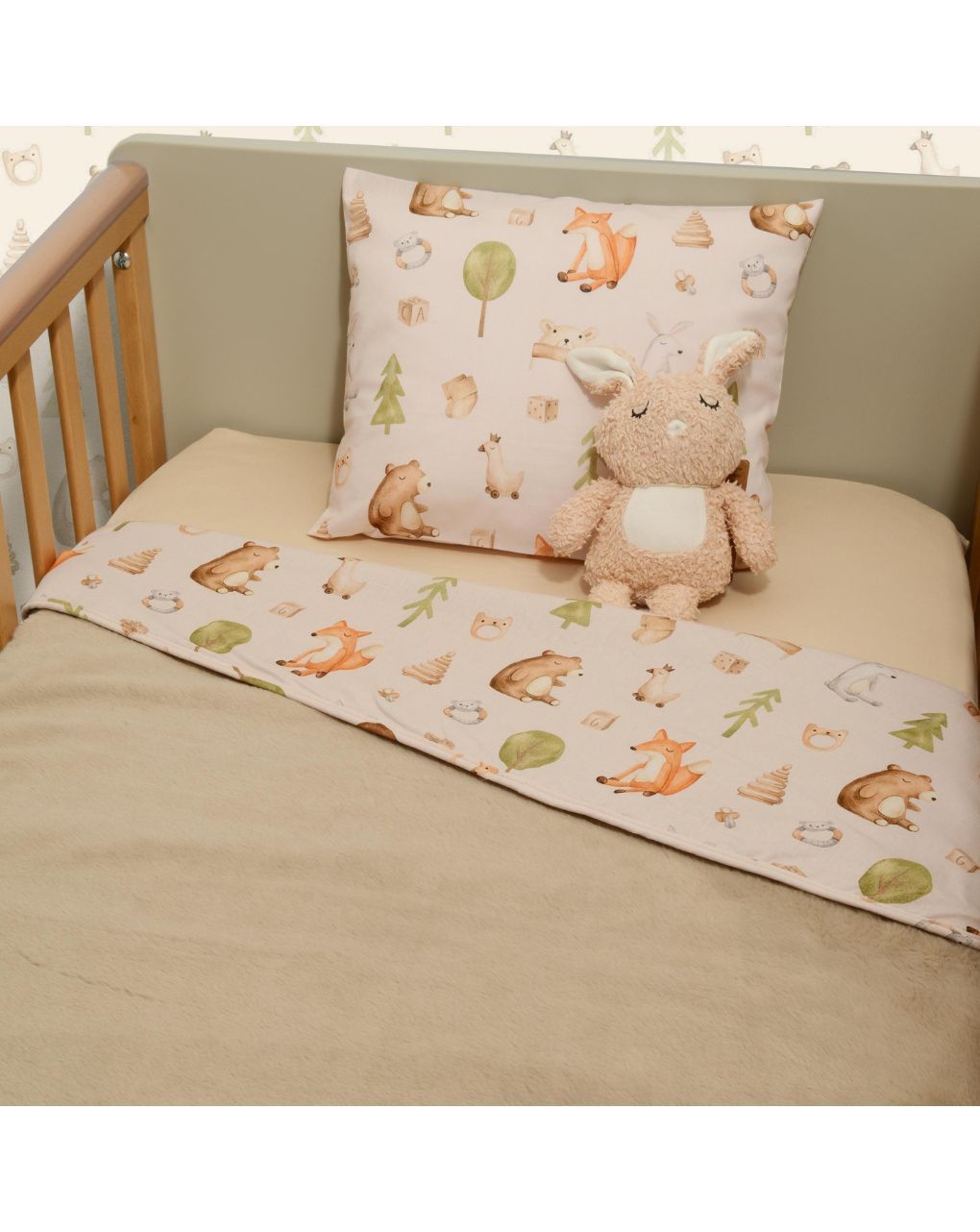 Baby oliver minky κουβέρτα λίκνου διπλής όψης σχέδιο 428 46-6735/428 - BABY OLIVER