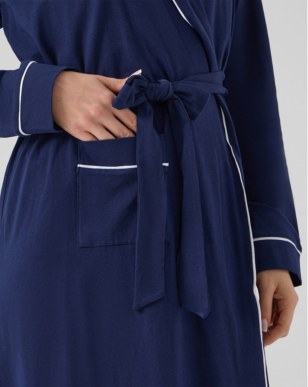 γυναικεία ρόμπα εγκυμοσύνης/θηλασμόυ μπλε - Prénatal