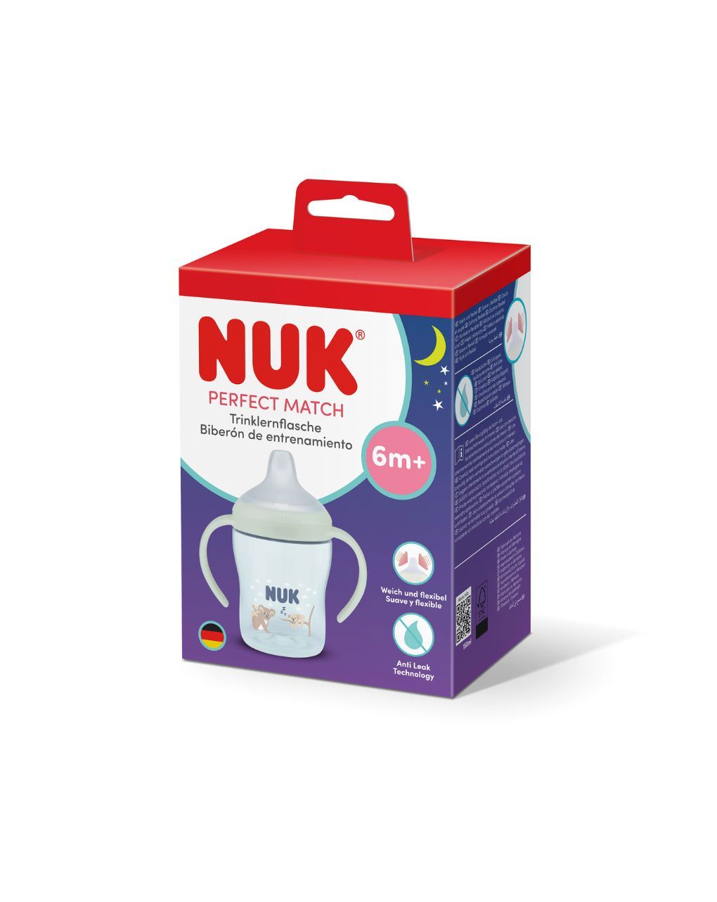 Nuk εκπαιδευτικό ποτηράκι perfect match night 6m+ 150ml koala - Nuk