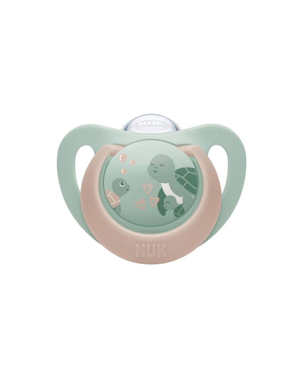 Nuk πιπίλα σιλικόνης first choice soft 6-18m turtle - Nuk