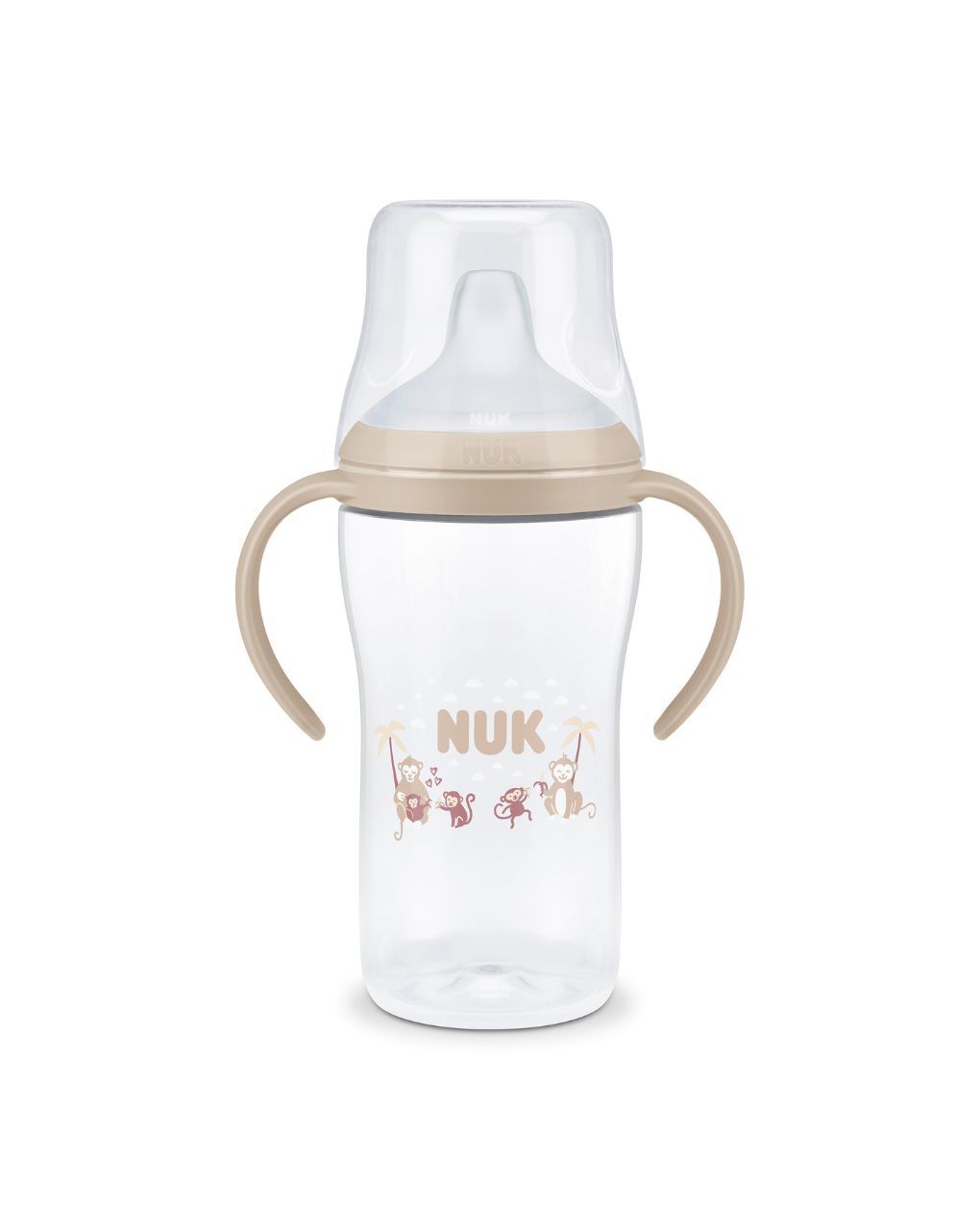 Nuk εκπαιδευτικό ποτηράκι perfect match 6m+ 260ml monkey