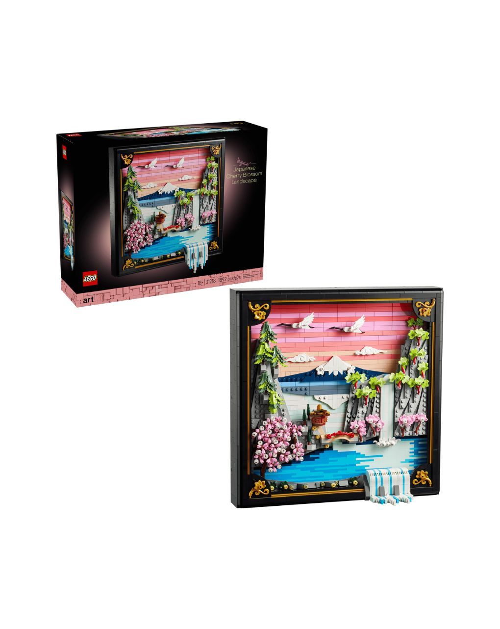 Lego art japanese cherry blossom landscape 31218 - Lego, Lego Art