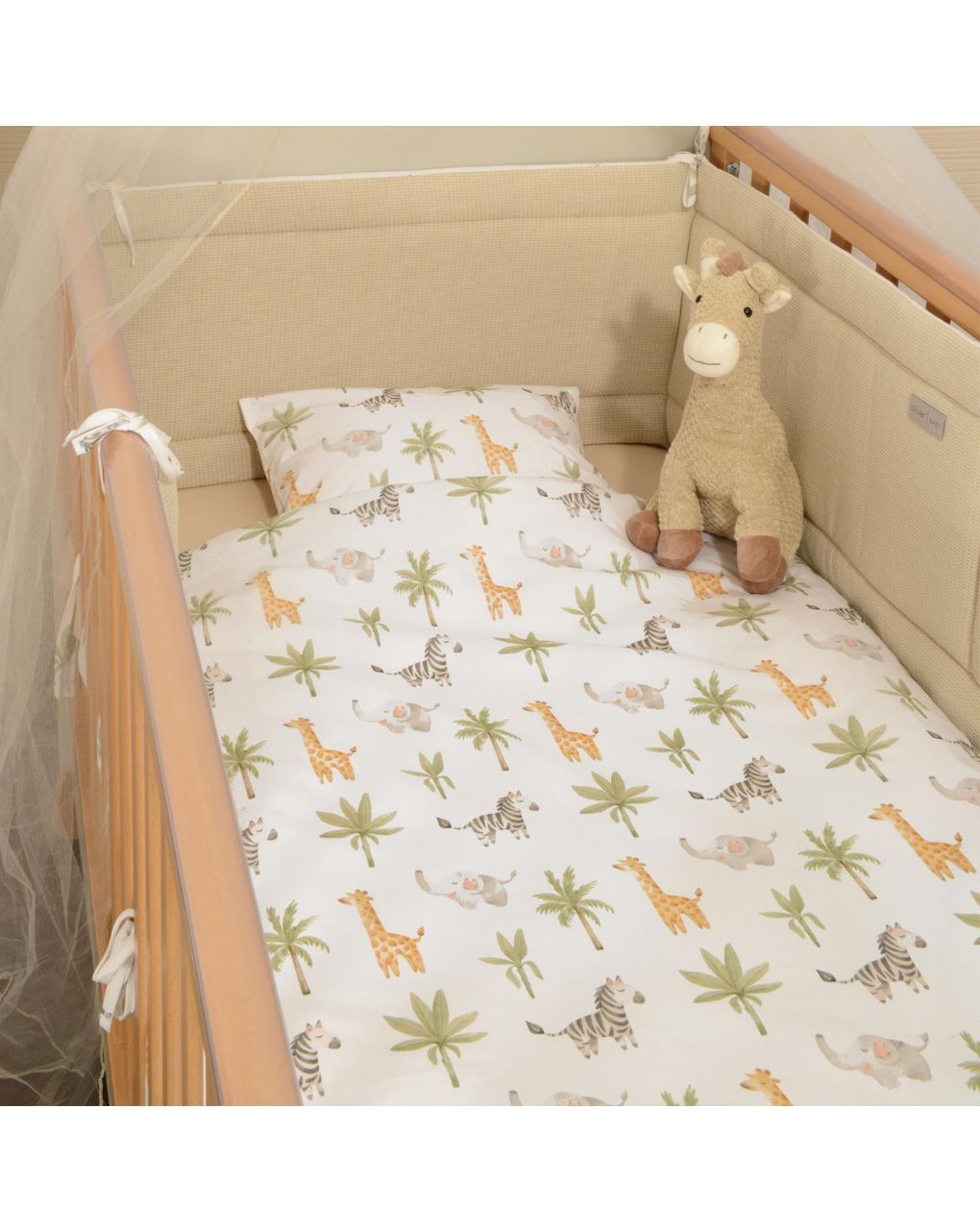 Baby oliver πάπλωμα & παπλωματοθήκη σχέδιο μπεζ 424 46-6700/424