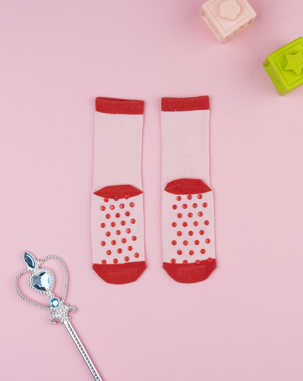 παιδικές αντιολισθητικές κάλτσες με μονόκερο για κορίτσι - Prénatal