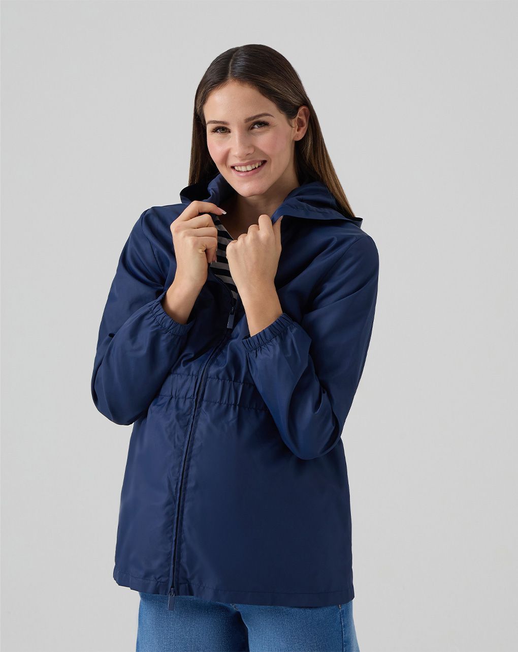 γυναικείο μπουφάν εγκυμοσύνης μπλε - Prénatal