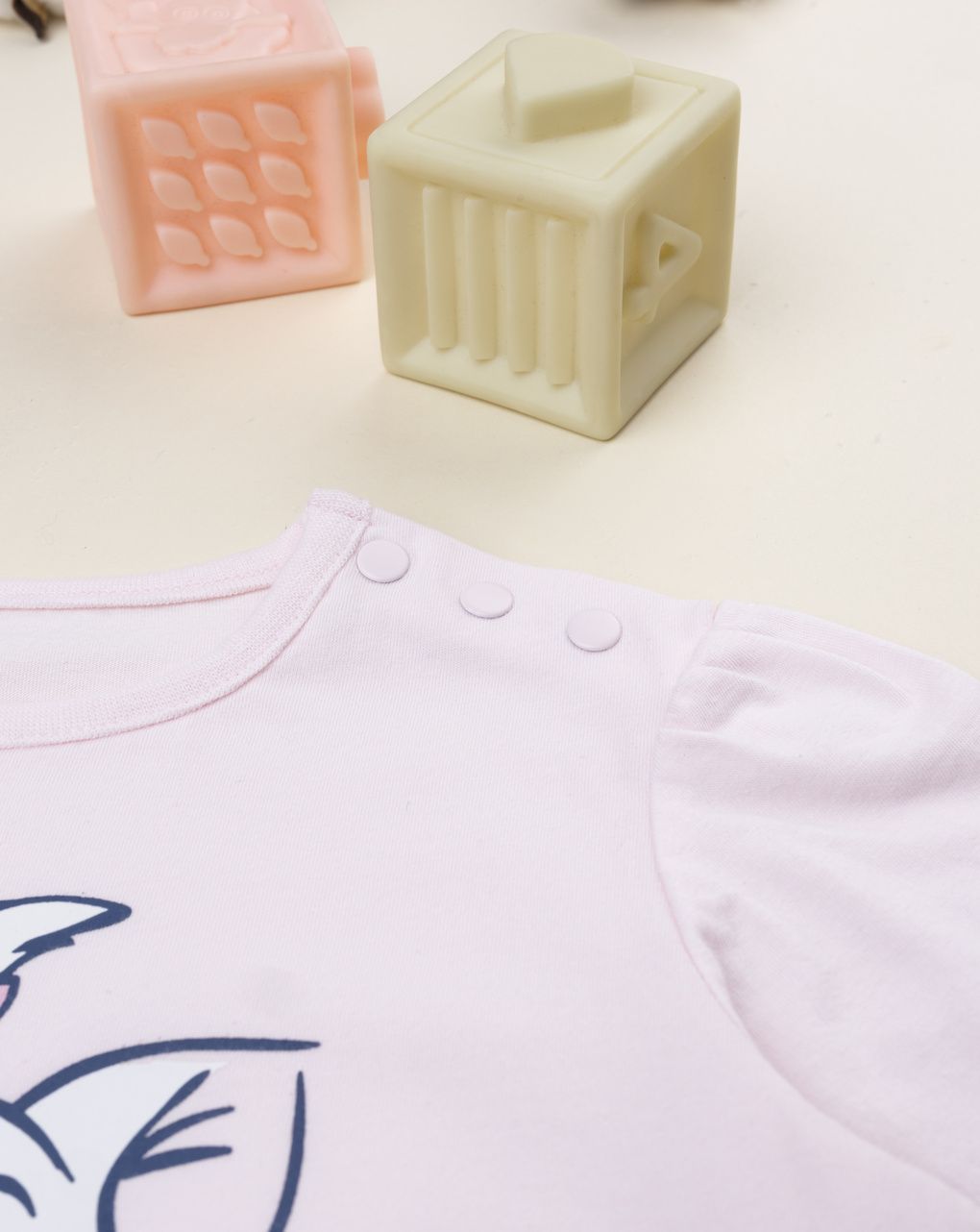 βρεφική πιτζάμα ροζ marie για κορίτσι - Prénatal