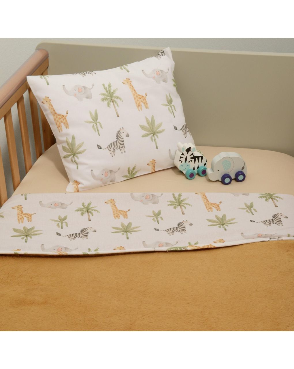 Baby oliver minky κουβέρτα λίκνου διπλής όψης σχέδιο 424 46-6735/424 - Baby Oliver