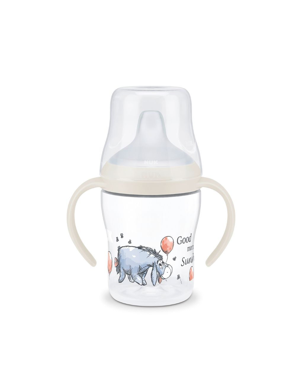 Nuk εκπαιδευτικό ποτηράκι perfect match 6m+ 150ml donkey