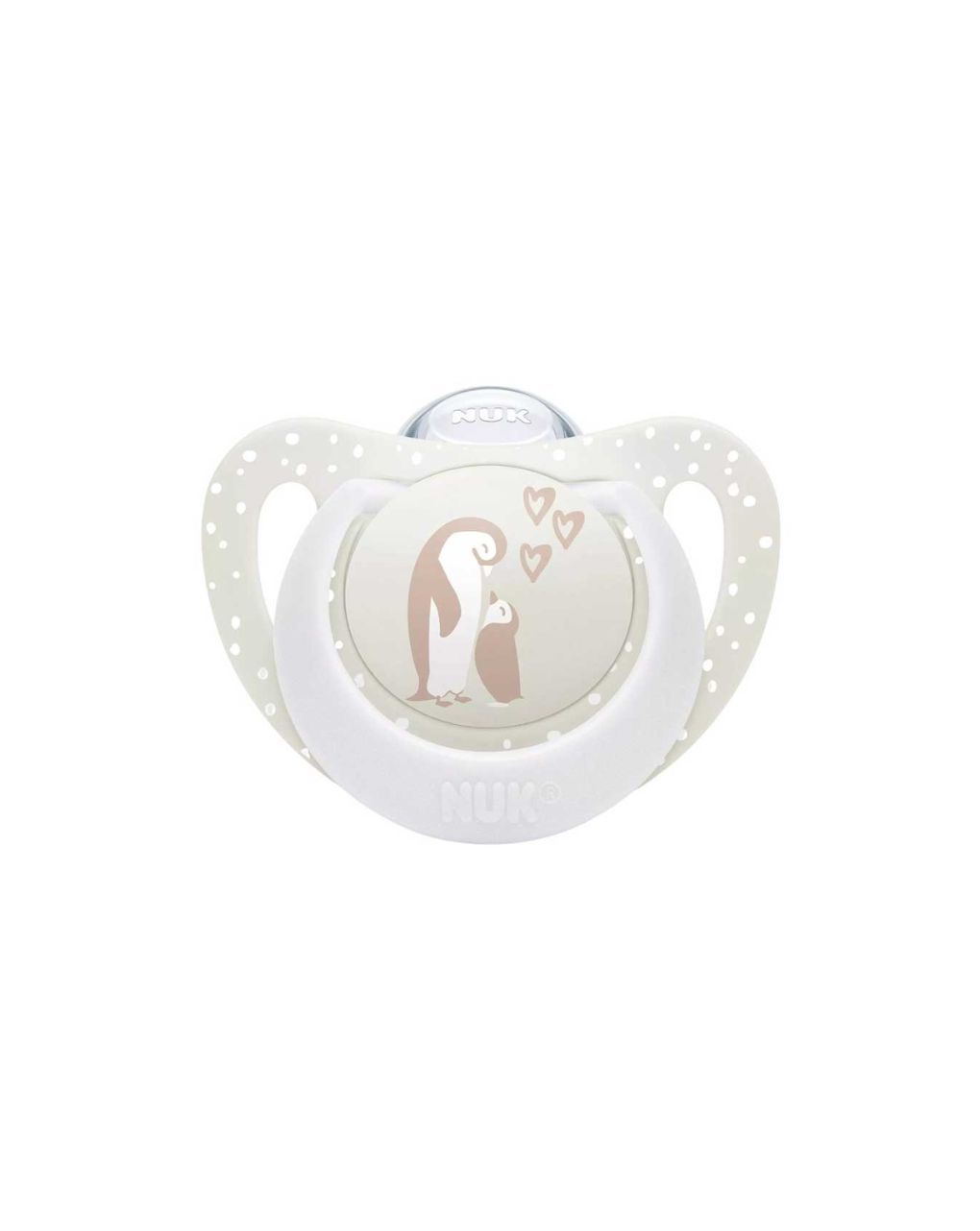 Nuk πιπίλα σιλικόνης first choice soft 0-6m penguin - Nuk