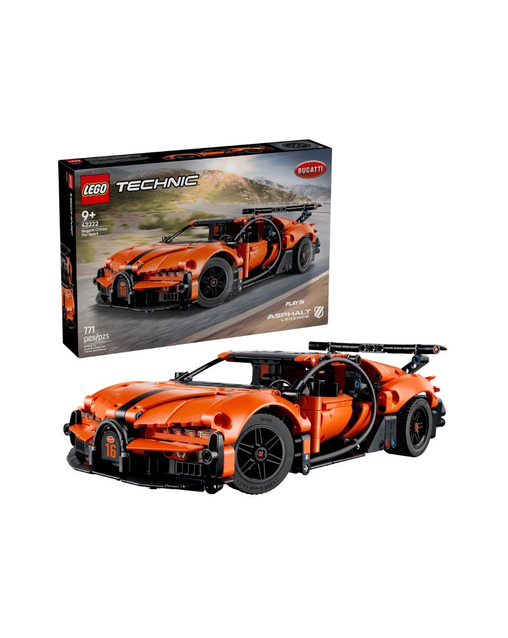 Lego technic bugatti chiron pur sport hypercar 42222 - LEGO, LEGO Technic