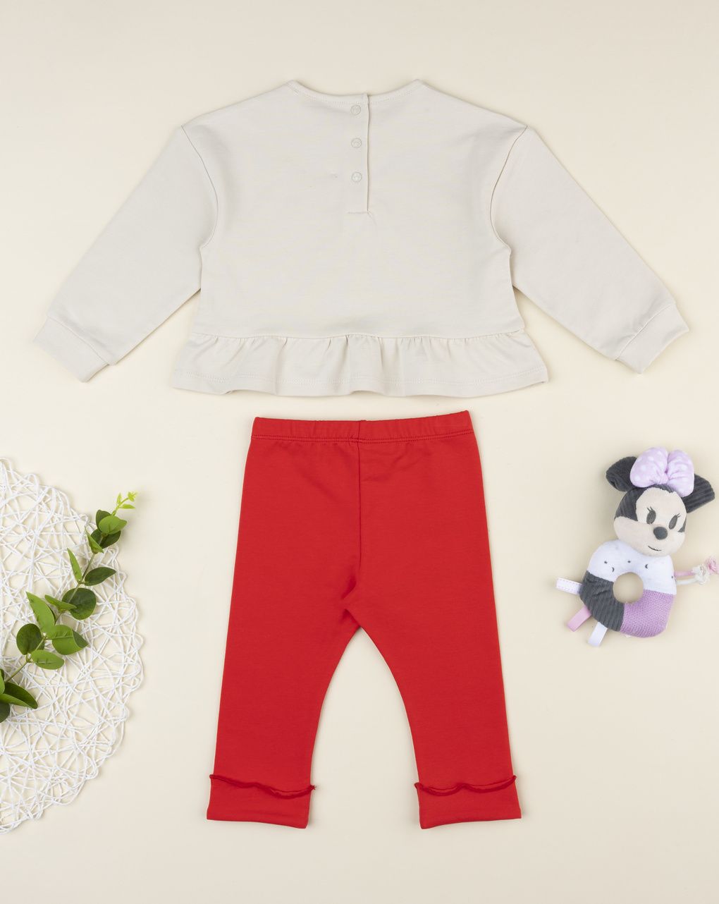 βρεφικό σετ φούτερ και κολάν minnie για κορίτσι - Prénatal