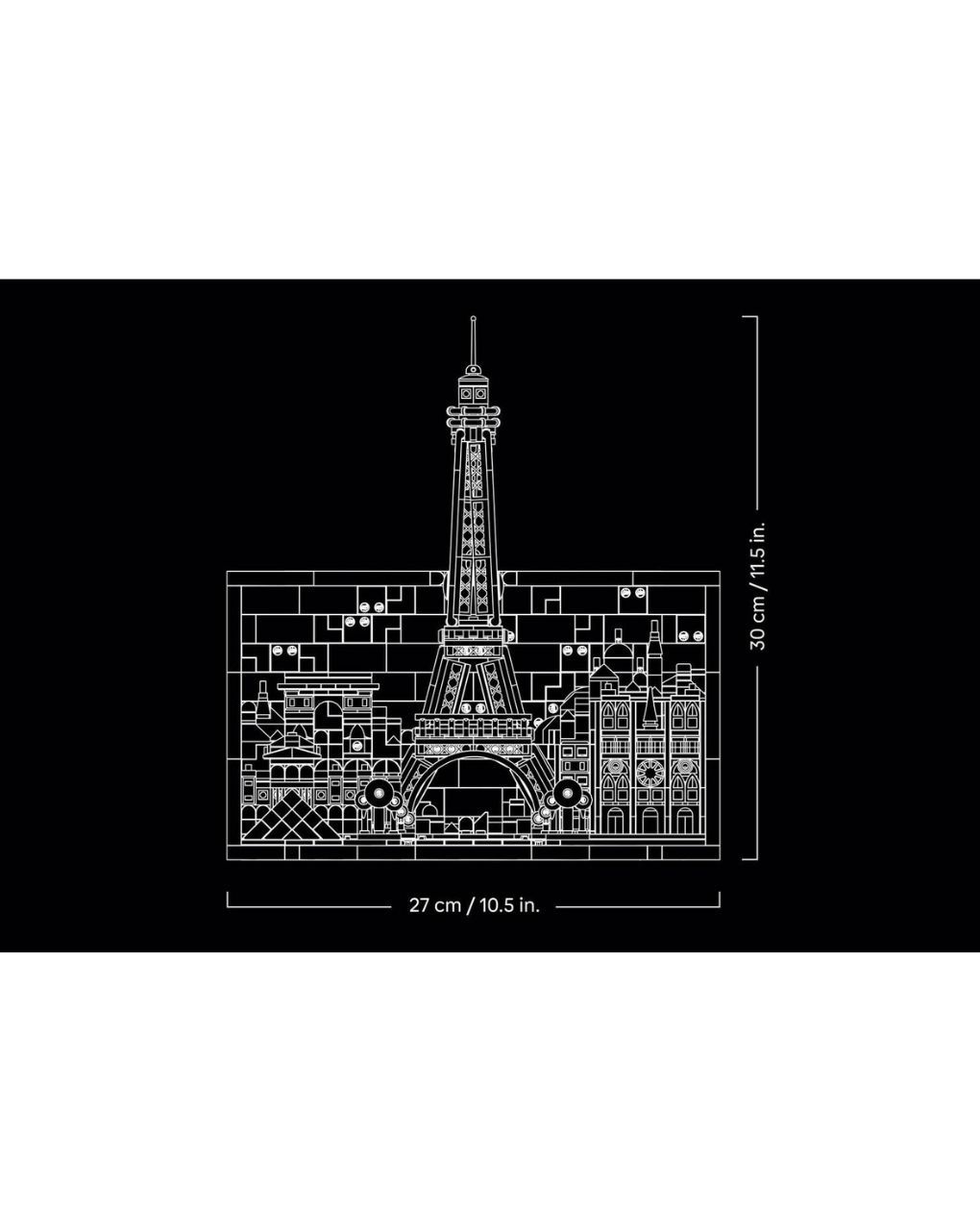 Lego architecture paris-city of love 21064 - Lego, Lego Architecture