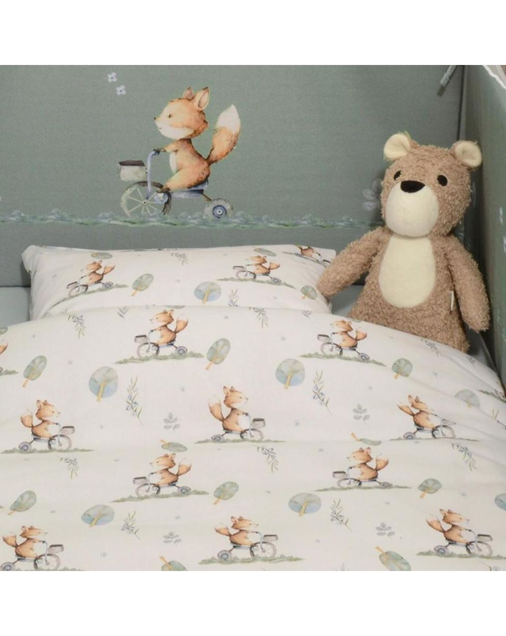 Baby oliver παπλωματοθήκη με φερμουάρ σχέδιο 423 46-6708/423 - BABY OLIVER