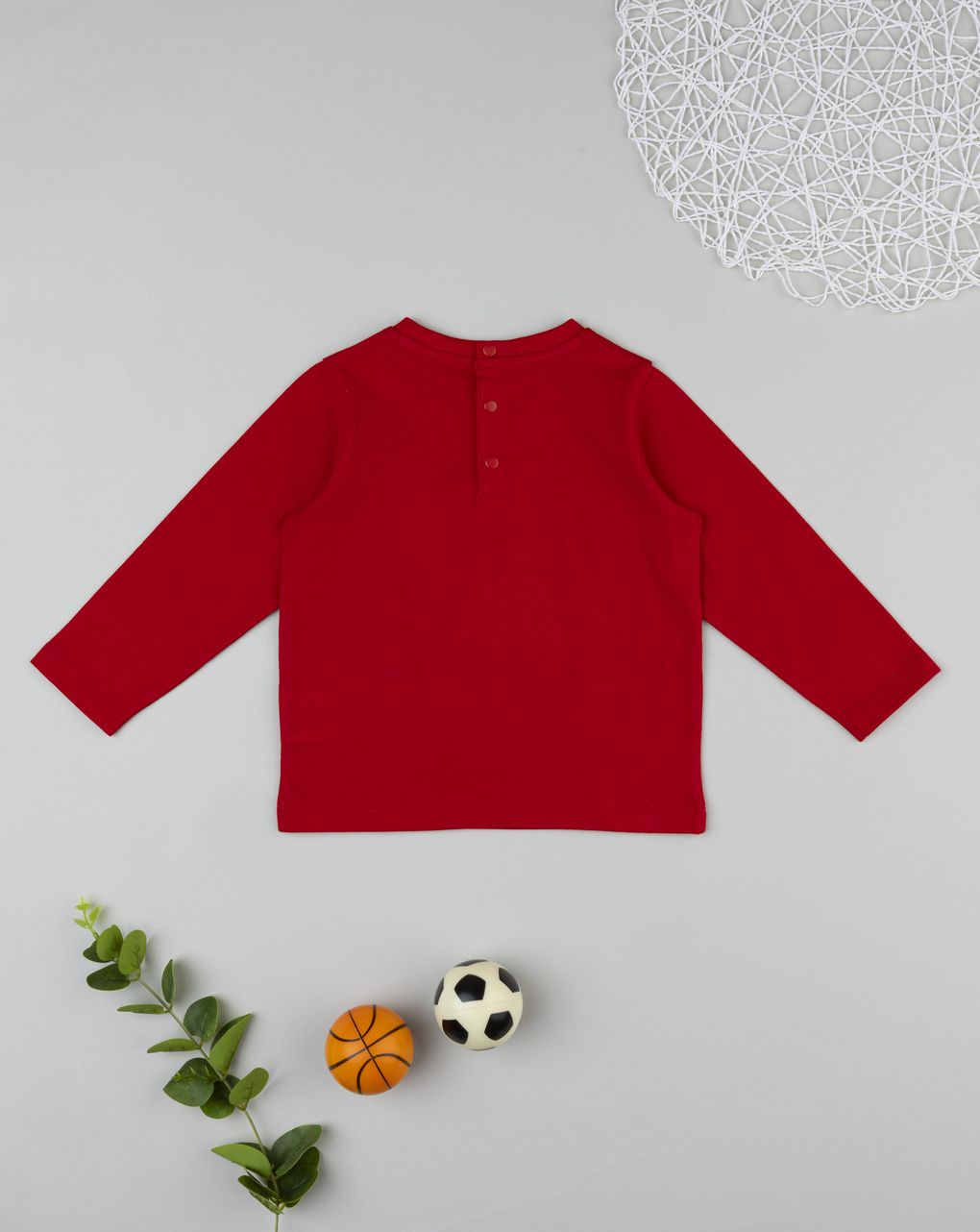 βρεφική μπλούζα κόκκινη play time για αγόρι - Prénatal