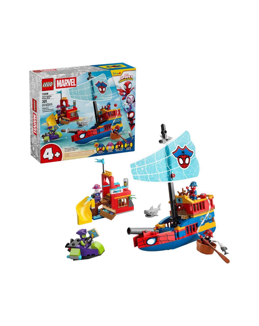 Lego spidey: team spidey pirate ship 11208 - LEGO, LEGO Spidey