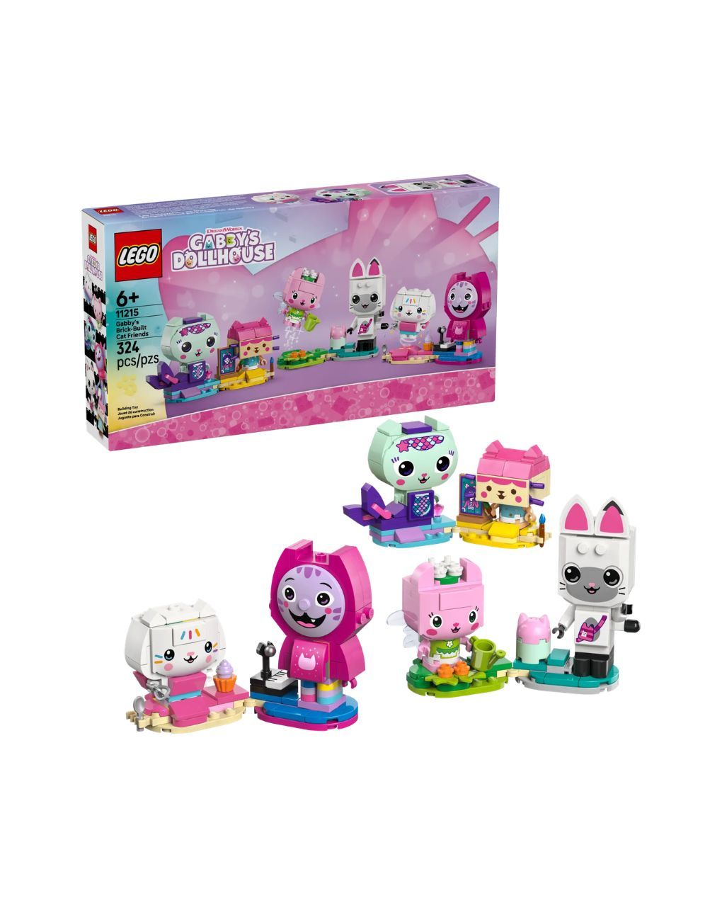 Lego gabby’s dollhouse: gabby's brick-built cat friends 11215 - Lego, LEGO Gabby’s Dollhouse