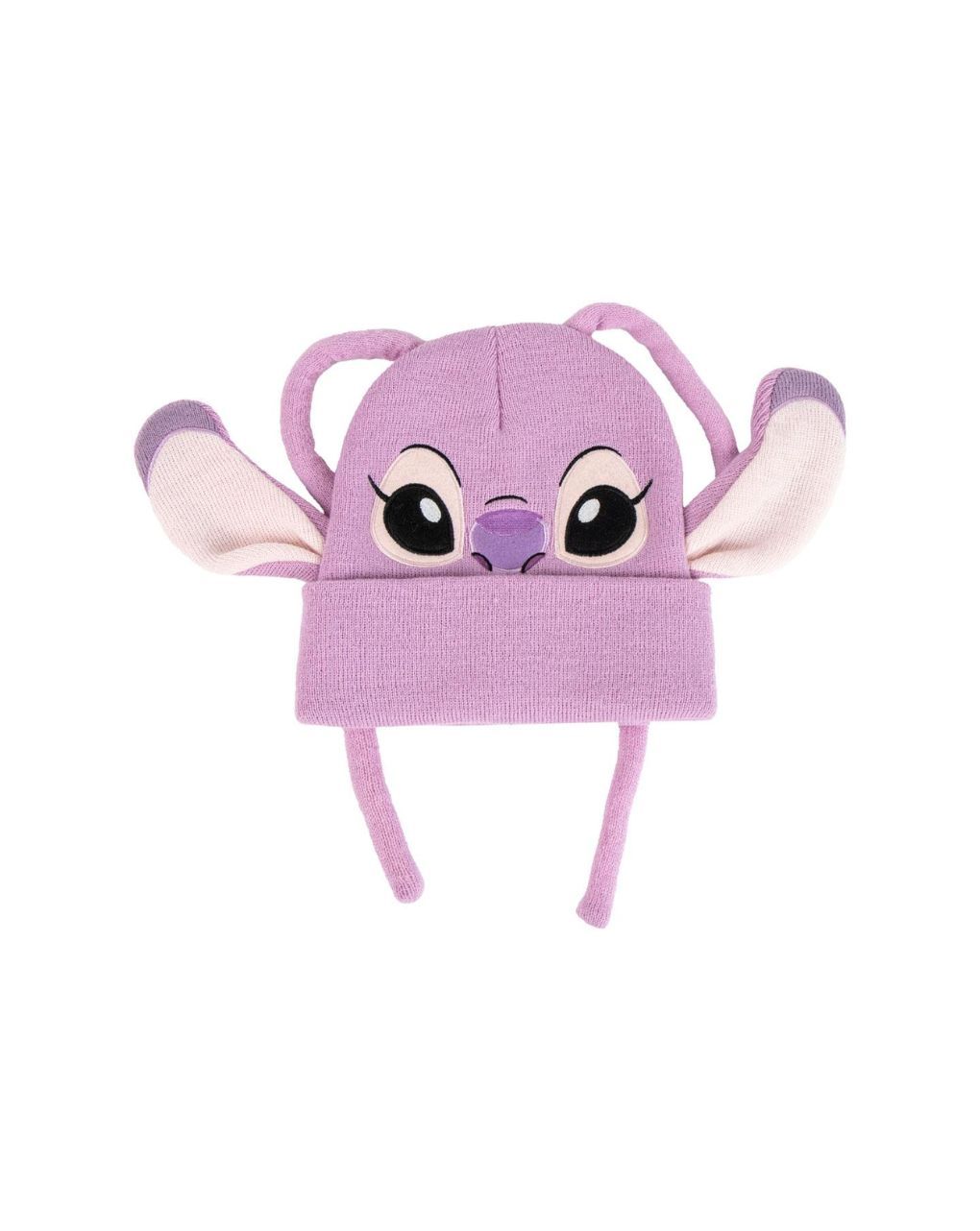 παιδικό χειμερινό σκουφάκι ροζ lilo & stitch angel για κορίτσι - Disney