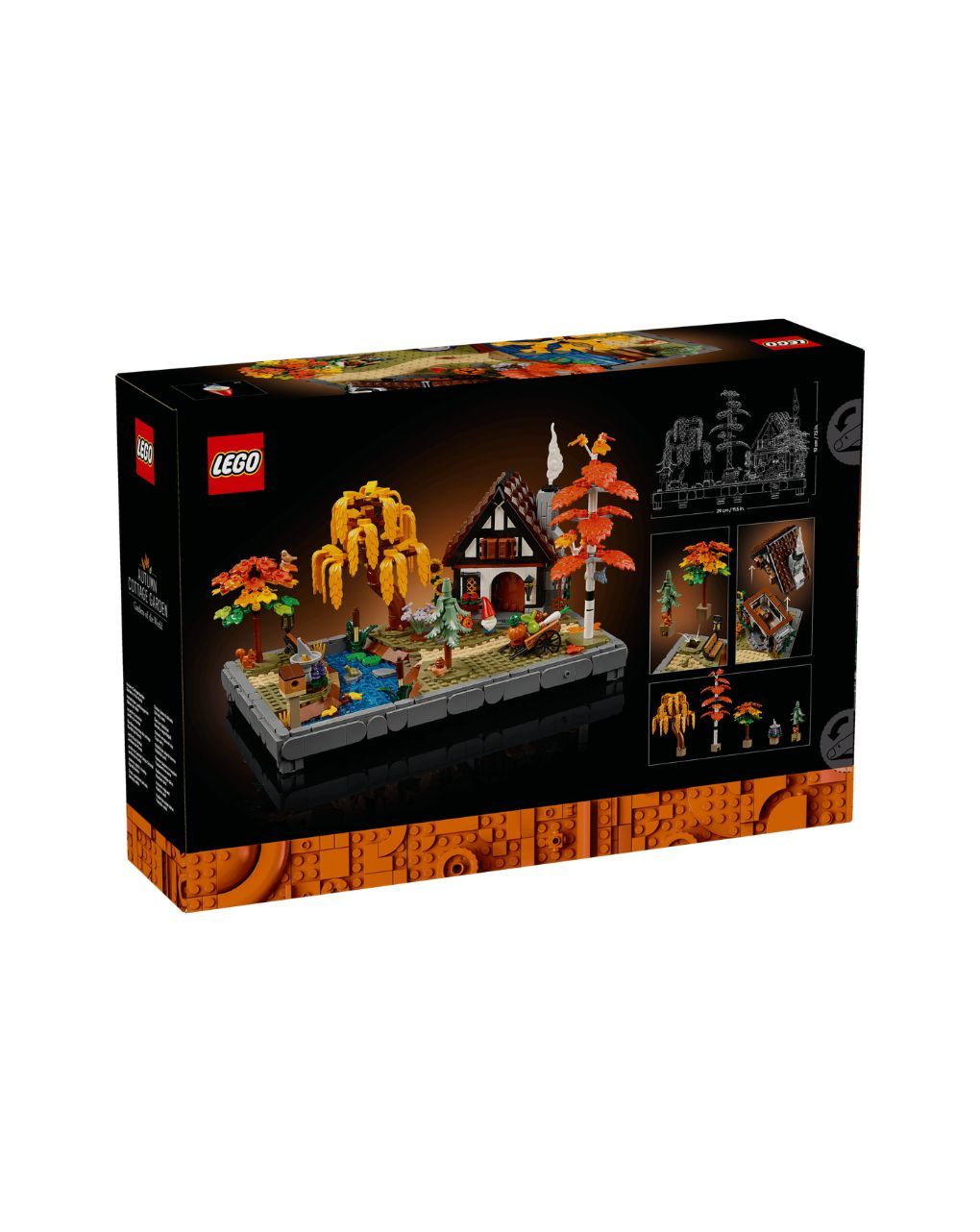 Lego icons autumn cottage garden 11372